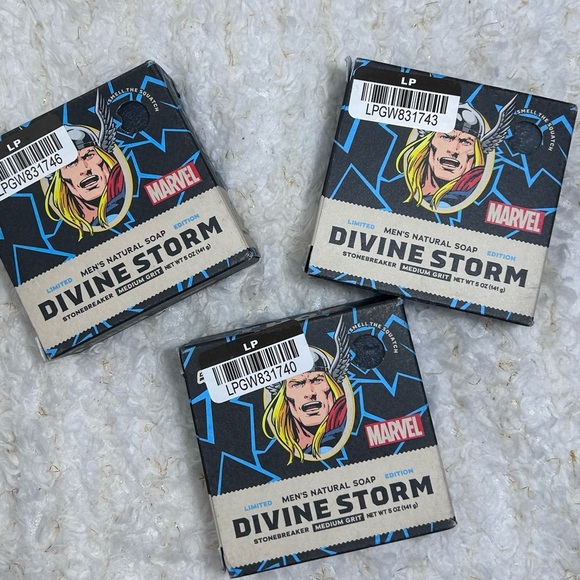 Dr. Squatch All Natural Divine Storm Limted Edition Men's Bar Soap - Picture 4 of 12